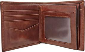 img 3 attached to Fossil Mens Bifold Wallet Black Men's Accessories ~ Wallets, Card Cases & Money Organizers