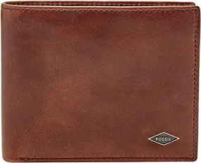 img 4 attached to Fossil Mens Bifold Wallet Black Men's Accessories ~ Wallets, Card Cases & Money Organizers