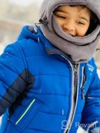 img 1 attached to YR.Lover Kids' Winter Windproof Cap with Double Deck - Thick Warm Face Cover and Adjustable Ski Hat review by Charles Lewis