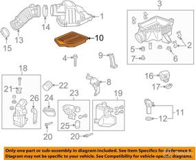 img 1 attached to Honda Genuine Air Cleaner Element 17220-REZ-A00 - Regular