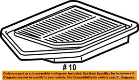 img 2 attached to Honda Genuine Air Cleaner Element 17220-REZ-A00 - Regular