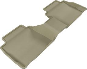 img 4 attached to 3D MAXpider Custom Fit Second Row All-Weather Floor Mat For Select Ford Fusion/ Lincoln MKZ Models - Kagu Rubber (Tan)