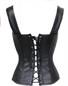 img 1 attached to Steampunk Corset Bustier - Vintage Renaissance Style By Bslingerie® For Women