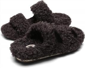 img 3 attached to Women'S Cute Open Toe Slippers With Arch Support And Fashion Sandals For Young Girls