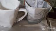 img 1 attached to 30-Piece Marble Grey Porcelain Dinnerware Set For 6 By MALACASA - Square Plates And Bowls, Cup And Saucer Included - Microwave And Oven Safe - Elegant Elvira Series review by Chris Ferguson