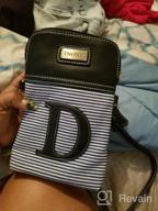 img 1 attached to Stylish And Functional Crossbody Cell Phone Purse For Women - Personalized Monogram Available! review by Austin Hearshman