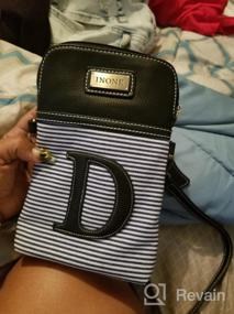 img 5 attached to Stylish And Functional Crossbody Cell Phone Purse For Women - Personalized Monogram Available!