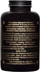img 3 attached to 🔧 Obenauf's Leather Oil: Ultimate 16oz Restoration and Conditioning Solution for Dry Leather - Comes with Applicator