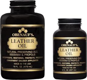 img 2 attached to 🔧 Obenauf's Leather Oil: Ultimate 16oz Restoration and Conditioning Solution for Dry Leather - Comes with Applicator
