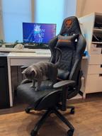 img 1 attached to Gaming chair COUGAR Armor One, on wheels, eco leather, black/orange [cu-armone] review by Adam Kotula ᠌