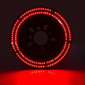 img 3 attached to 🚗 Spare Tire Brake Light for Jeep Wrangler JK 2007-2018 & JL/JLU 2018+, 3rd LED Rear 16 to 20-inch Wheel Lights Third Tail Lamp, Red Light – Improved SEO