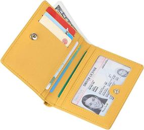 img 1 attached to Bifold Wallet Leather Pocket Changes Women's Handbags & Wallets ~ Wallets