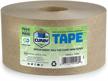 2.83" x 100m water activated tape refill roll - curby ipg brand logo
