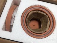 img 1 attached to Set Of 3 POTEY Terracotta Planters With Drainage Hole And Saucer - 6 Inch, 5 Inch, And 4 Inch Cylindrical Indoor Flower Containers - Unglazed Clay Pots Perfect For Plants - Model Number 222231 review by Josh Clifton