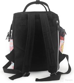 img 1 attached to 🎒 Women's Waterproof Multi-Functional Pink Diaper Backpack Bag — Adjustable & Versatile
