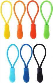 img 2 attached to 35Pcs Nylon Zipper Pull Cord Extension Tag Replacement Fixer In 7 Colors