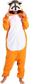 img 4 attached to Adult Animal Onesie Pajamas: Cosplay Sleepwear Jumpsuit Costume For Women & Men