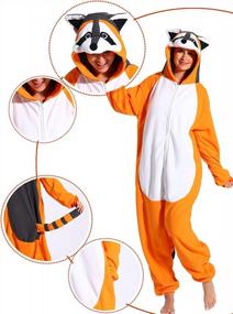 img 1 attached to Adult Animal Onesie Pajamas: Cosplay Sleepwear Jumpsuit Costume For Women & Men