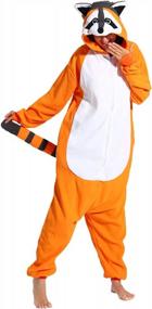 img 3 attached to Adult Animal Onesie Pajamas: Cosplay Sleepwear Jumpsuit Costume For Women & Men