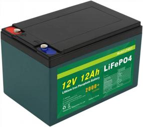 img 4 attached to Deep Cycle Rechargeable Lithium Iron Phosphate Battery Pack - TalentCell LF4021, 12V 12Ah, 12.8V 153.6Wh