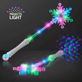 img 2 attached to Winter Wonderland LED Snowflake Party Wand By FlashingBlinkyLights