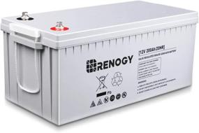 img 4 attached to Renogy 12V 200Ah AGM Battery: Self-Discharge & High Discharge Current, Ideal For RV/Camping/Home Appliances/Marine & Off-Grid, Maintenance-Free