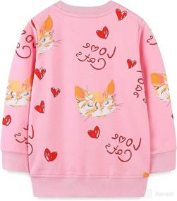 img 3 attached to Toddler Rainbow Sweatshirts Crewneck Pullover Apparel & Accessories Baby Boys best on Clothing