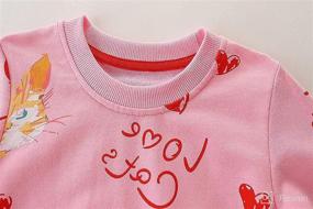 img 1 attached to Toddler Rainbow Sweatshirts Crewneck Pullover Apparel & Accessories Baby Boys best on Clothing