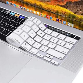 img 1 attached to Protect Your MacBook Pro Keyboard With MOSISO Silicone Cover - Compatible With M2 2022, M1 2021/2020 & 16 Inch Models - White