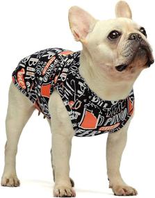 img 2 attached to 🐶 Fitwarm Breathable Mesh Dog Shirts: Tropical Pineapple Hawaiian Funny Beer Doggie T-Shirts for a Stylish and Comfortable Summer Look