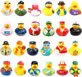 img 1 attached to 🎄 Countdown to Christmas Fun: JOYIN Christmas Advent Calendar 2022 with Rubber Ducks Toys for Kids – Perfect Party Favor Gift for Boys, Girls, and Toddlers!