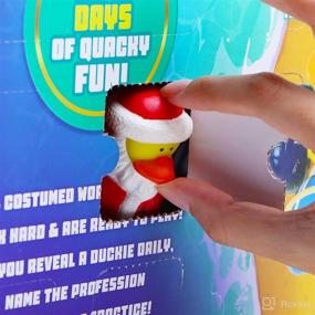 img 2 attached to 🎄 Countdown to Christmas Fun: JOYIN Christmas Advent Calendar 2022 with Rubber Ducks Toys for Kids – Perfect Party Favor Gift for Boys, Girls, and Toddlers!