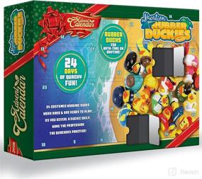 img 3 attached to 🎄 Countdown to Christmas Fun: JOYIN Christmas Advent Calendar 2022 with Rubber Ducks Toys for Kids – Perfect Party Favor Gift for Boys, Girls, and Toddlers!
