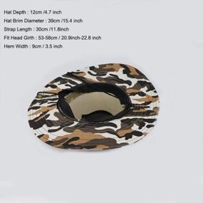 img 3 attached to Stay Cool And Protected With EORTA Camouflage Hats For Outdoor Adventures