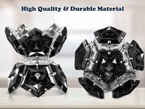 img 1 attached to Unleash Your Creativity With Crystal Diamond Magnetic Fidget Sphere - 12 Piece Set - Perfect Desk Toy For Adults