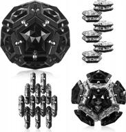 unleash your creativity with crystal diamond magnetic fidget sphere - 12 piece set - perfect desk toy for adults logo