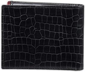 img 3 attached to Guess Leather Bifold Wallet Black Men's Accessories ~ Wallets, Card Cases & Money Organizers