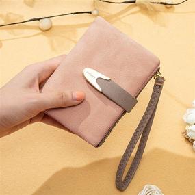 img 2 attached to 👛 Pofee Womens Wallet Bifold Wristlet: A Stylish Addition to Women's Handbags & Wallets - Wallets