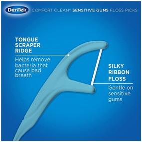 img 2 attached to 🦷 Discover Ease and Comfort with Dentek Floss Picks Comfort Clean