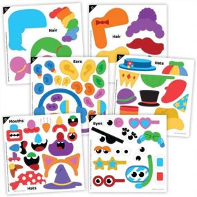 img 2 attached to Colorforms — Silly Faces Game — Family Fun With Classic Activity — Ages 3+