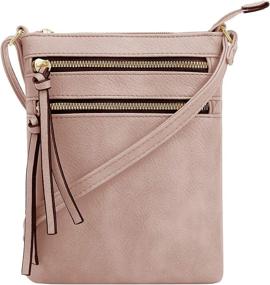 img 4 attached to DELUXITY Crossbody Functional Pocket Adjustable Women's Handbags & Wallets at Crossbody Bags