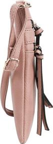 img 2 attached to DELUXITY Crossbody Functional Pocket Adjustable Women's Handbags & Wallets at Crossbody Bags