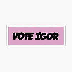 img 2 attached to Наклейка Pink Vote Igor Graphic