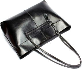 img 2 attached to Covelin Handbag Genuine Leather Shoulder Women's Handbags & Wallets ~ Totes