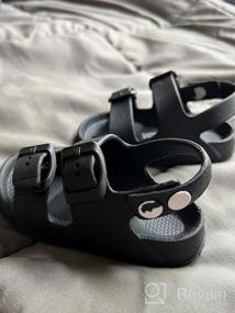 img 5 attached to Adorable and Versatile: Lucky 👶 Love Toddler Water Sandals for Boys