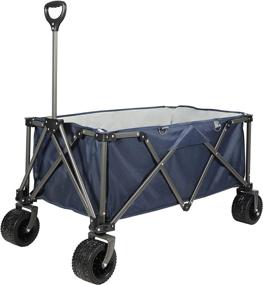 img 4 attached to REDCAMP Extra Large Collapsible Beach Wagon Cart 226L, Heavy Duty With Big Wheels For Sand, Folding Utility Wagon Cart For Camping, Shopping, Outdoor Sport