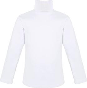 img 4 attached to 👚 Lovetti Sleeve Turtleneck Cotton T Shirt: Stylish Girls' Clothing at Tops, Tees & Blouses