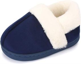 img 3 attached to 👦 ESTAMICO Boys' Outdoor Moccasin Slippers - Breathable Shoes at Slippers