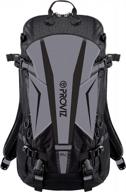 20l proviz reflect360 reflective touring backpack - multi-use sports hi viz rucksack bag with high visibility, black logo