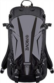 img 4 attached to 20L Proviz REFLECT360 Reflective Touring Backpack - Multi-Use Sports Hi Viz Rucksack Bag With High Visibility, Black